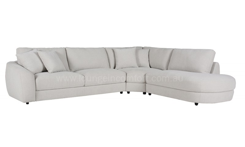 LUNA CORNER MODULAR LOUNGE IN FABRIC